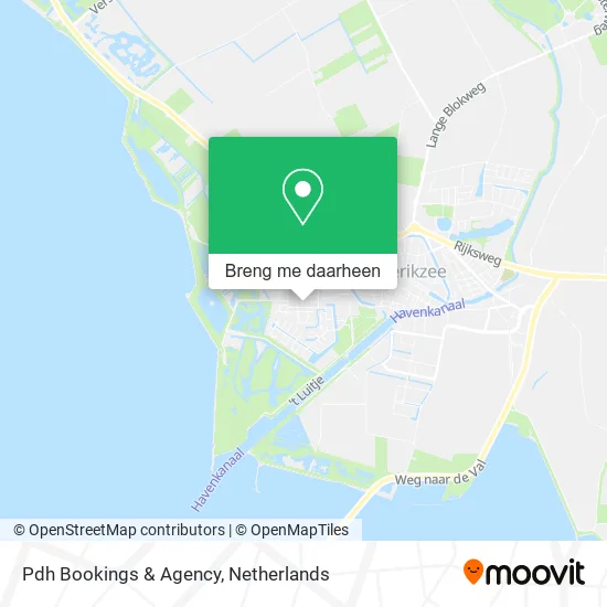 Pdh Bookings & Agency kaart