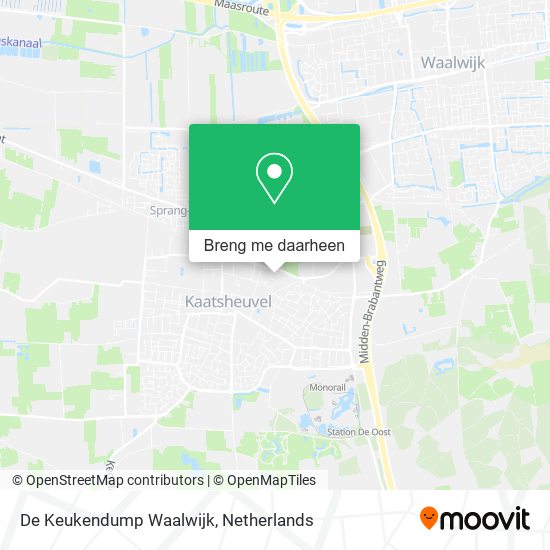 De Keukendump Waalwijk kaart