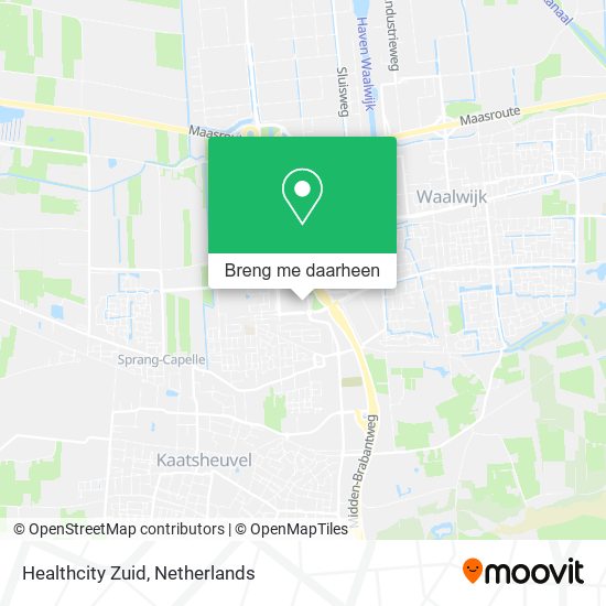 Healthcity Zuid kaart