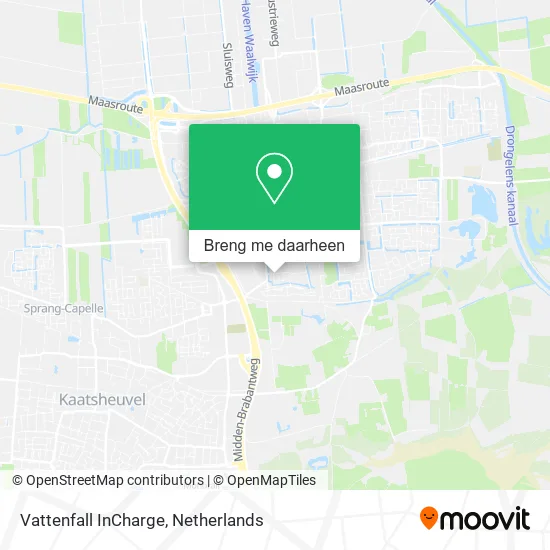 Vattenfall InCharge kaart
