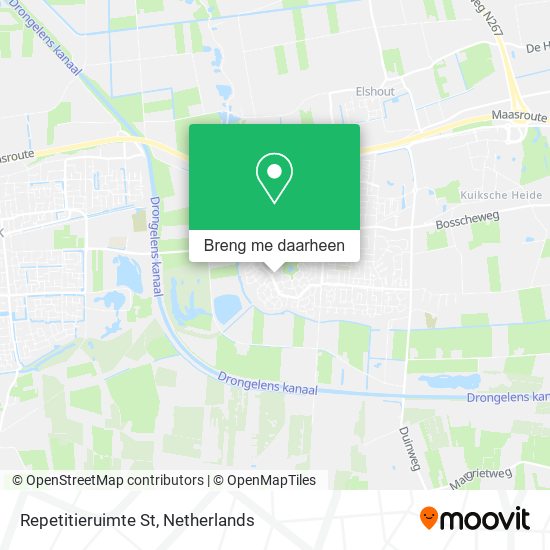 Repetitieruimte St kaart