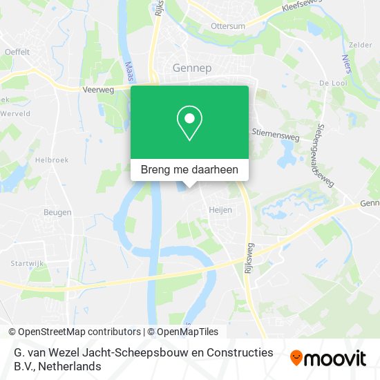 G. van Wezel Jacht-Scheepsbouw en Constructies B.V. kaart