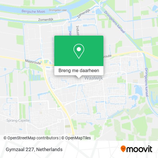 Gymzaal 227 kaart