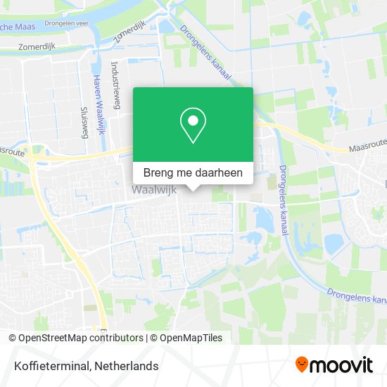 Koffieterminal kaart