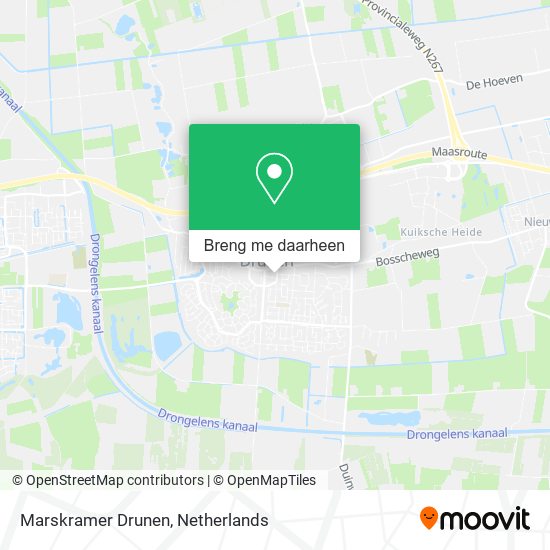 Marskramer Drunen kaart