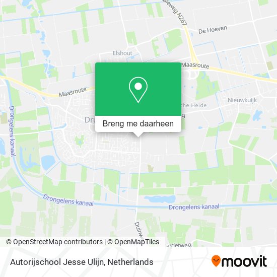 Autorijschool Jesse Ulijn kaart