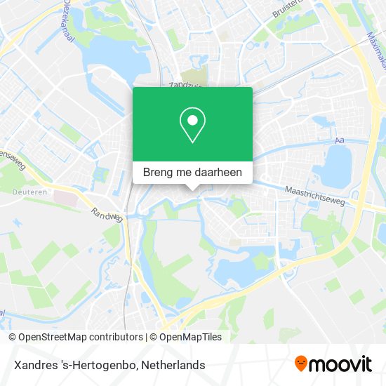 Xandres 's-Hertogenbo kaart