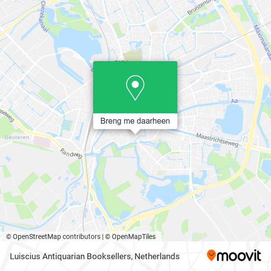 Luiscius Antiquarian Booksellers kaart