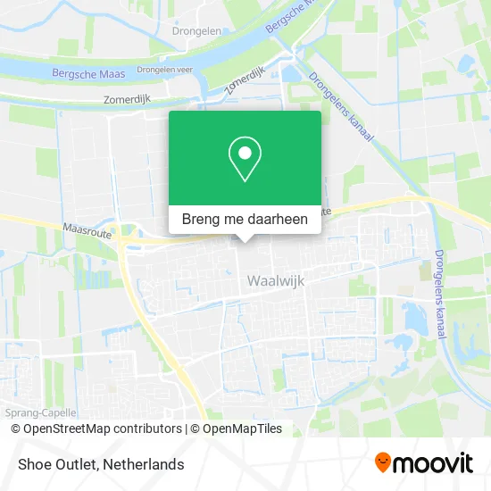 Shoe Outlet kaart