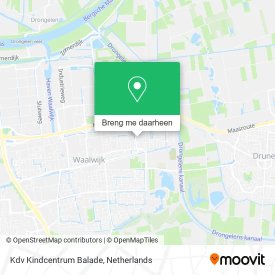Kdv Kindcentrum Balade kaart