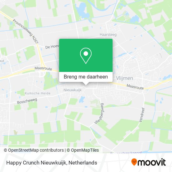 Happy Crunch Nieuwkuijk kaart