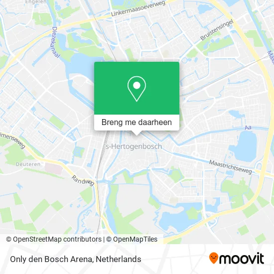 Only den Bosch Arena kaart