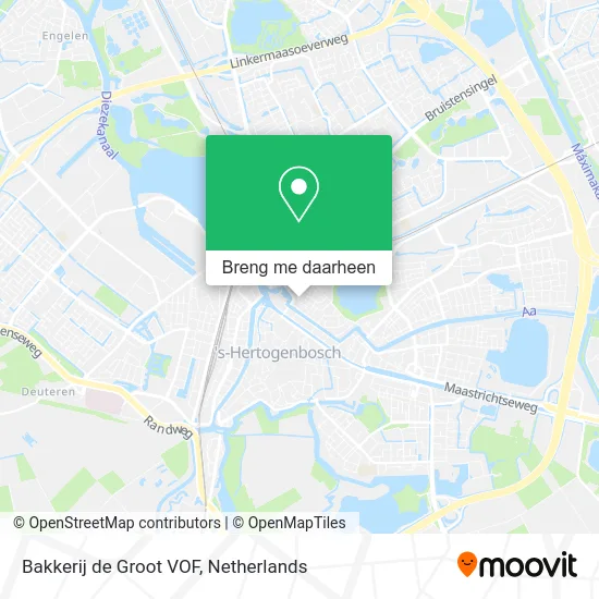 Bakkerij de Groot VOF kaart