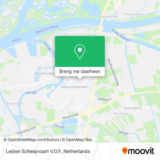 Leijten Scheepvaart V.O.F. kaart