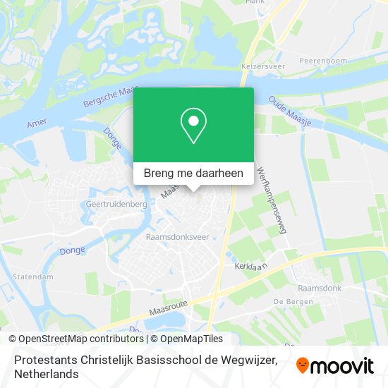 Protestants Christelijk Basisschool de Wegwijzer kaart