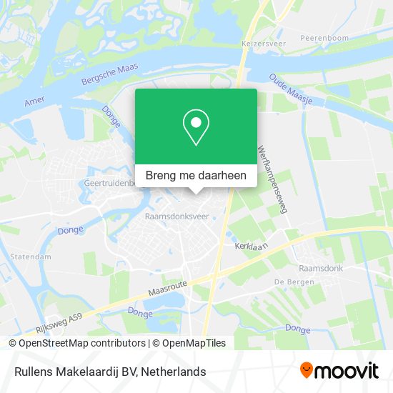 Rullens Makelaardij BV kaart