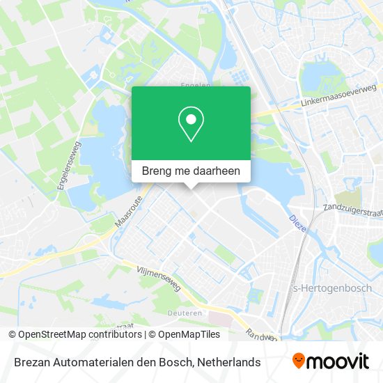 Brezan Automaterialen den Bosch kaart