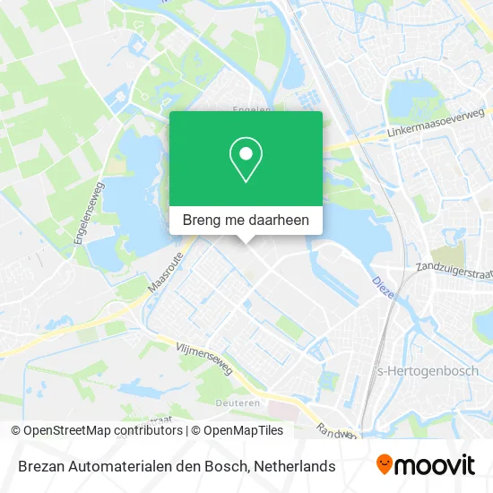 Brezan Automaterialen den Bosch kaart