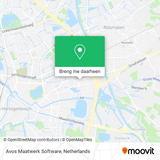 Avos Maatwerk Software kaart