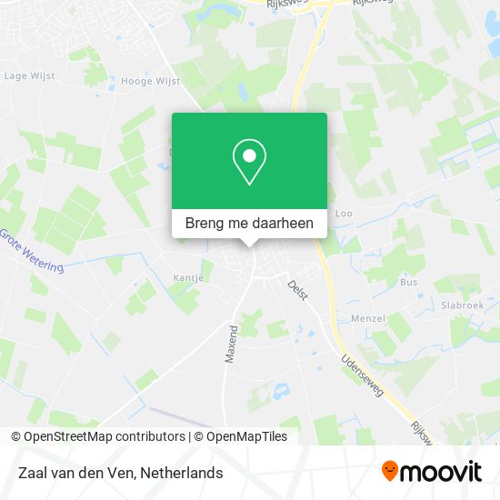 Zaal van den Ven kaart