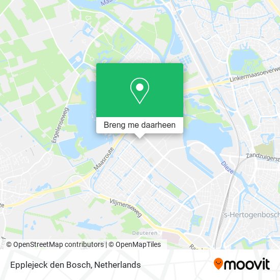 Epplejeck den Bosch kaart