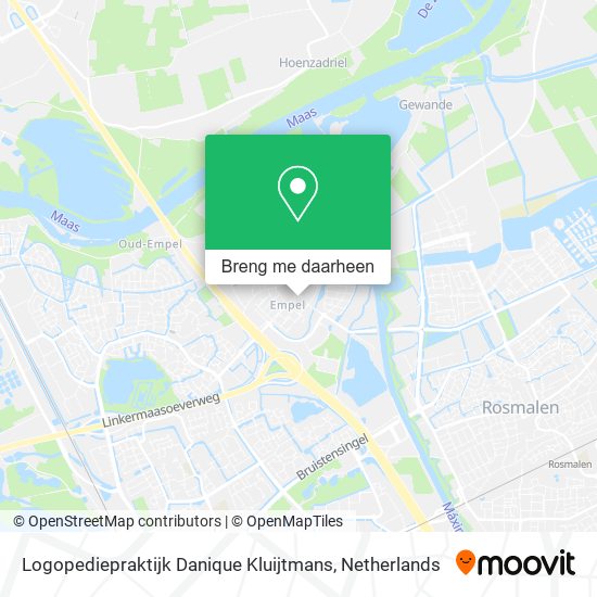 Logopediepraktijk Danique Kluijtmans kaart
