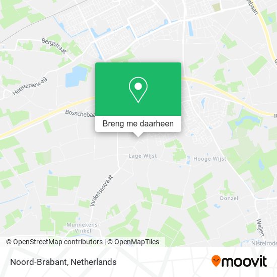 Noord-Brabant kaart