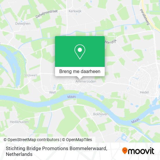 Stichting Bridge Promotions Bommelerwaard kaart