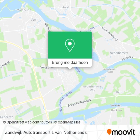 Zandwijk Autotransport L van kaart