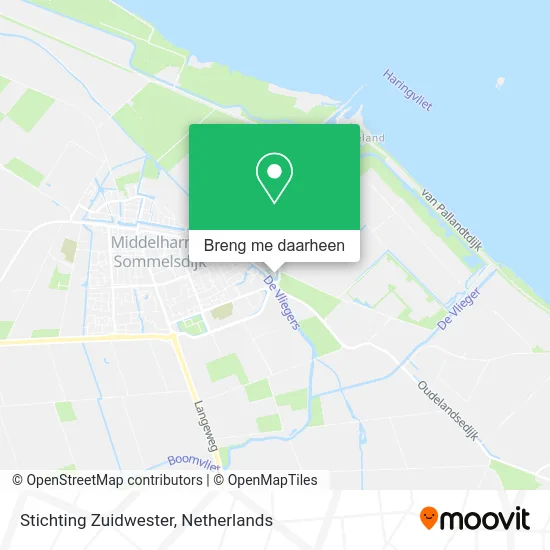 Stichting Zuidwester kaart