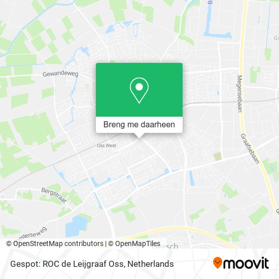 Gespot: ROC de Leijgraaf Oss kaart