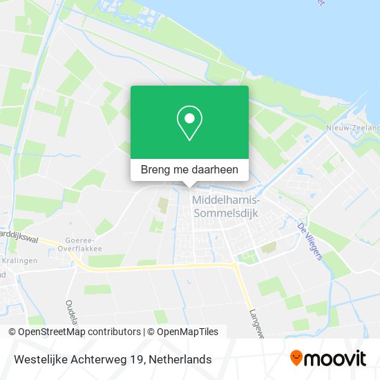 Westelijke Achterweg 19 kaart