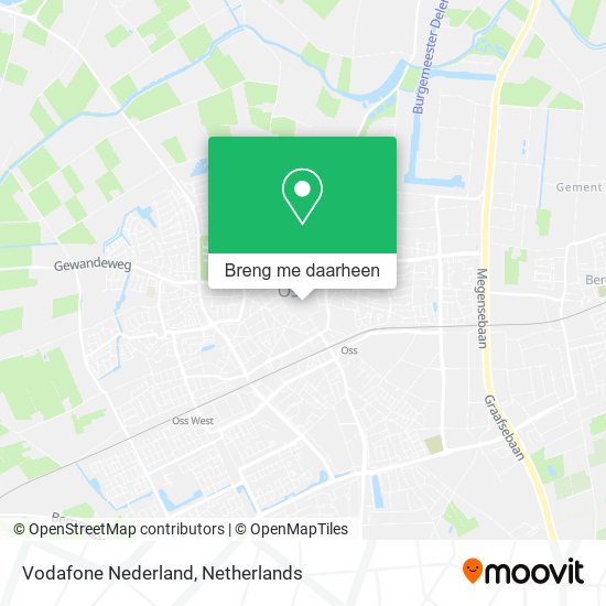 Vodafone Nederland kaart