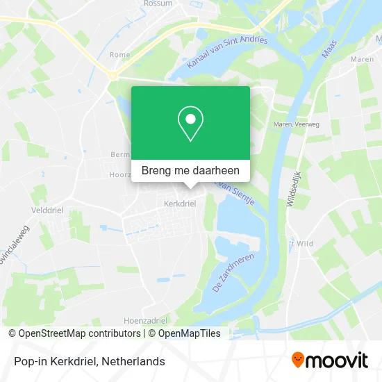 Pop-in Kerkdriel kaart
