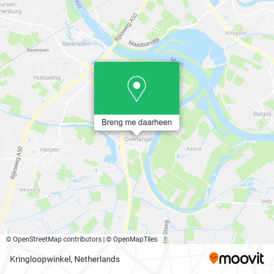Kringloopwinkel kaart