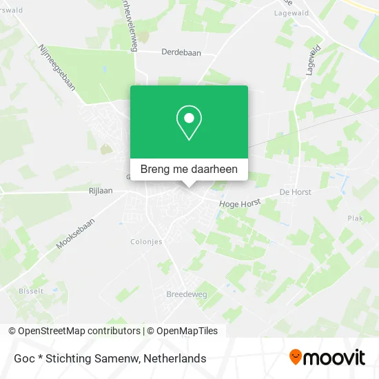 Goc * Stichting Samenw kaart