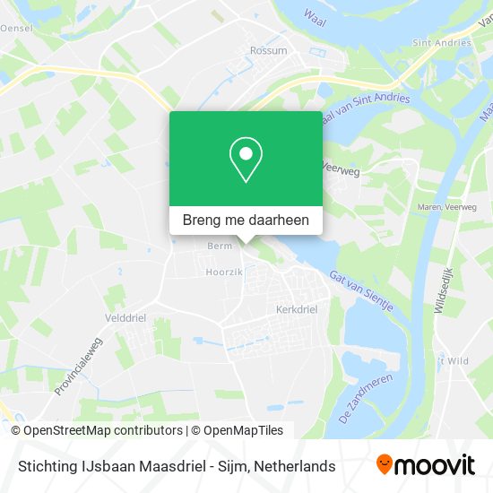 Stichting IJsbaan Maasdriel - Sijm kaart