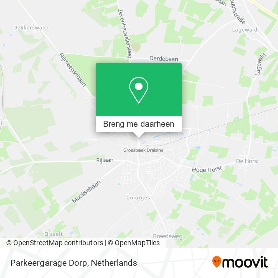 Parkeergarage Dorp kaart