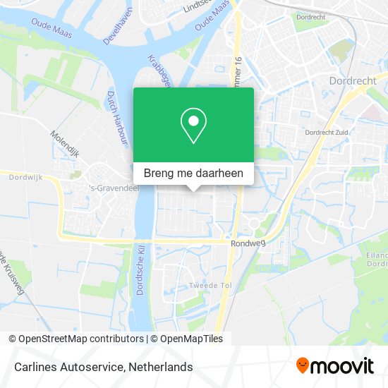 Carlines Autoservice kaart