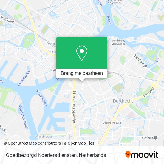 Goedbezorgd Koeriersdiensten kaart