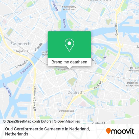 Oud Gereformeerde Gemeente in Nederland kaart