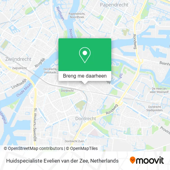 Huidspecialiste Evelien van der Zee kaart