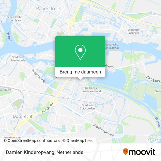 Damiën Kinderopvang kaart