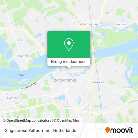 Singelcross Zaltbommel kaart