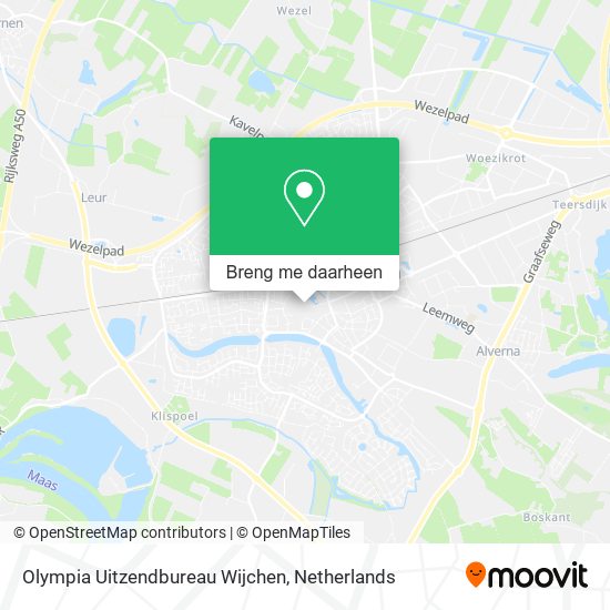 Olympia Uitzendbureau Wijchen kaart