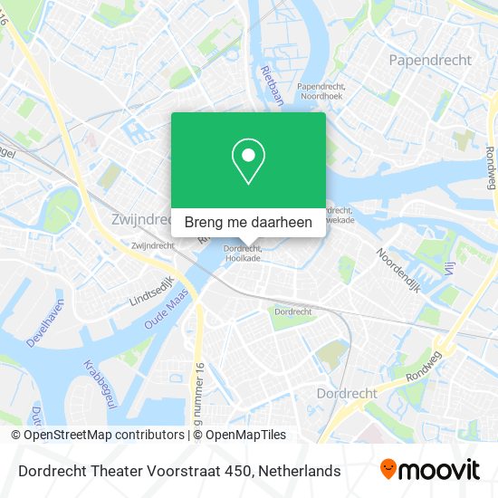 Dordrecht Theater Voorstraat 450 kaart