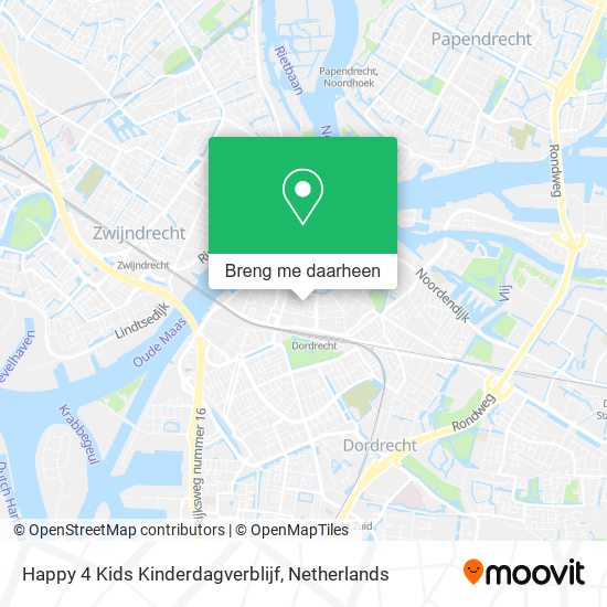 Happy 4 Kids Kinderdagverblijf kaart
