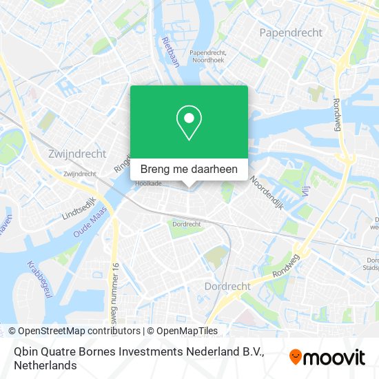 Qbin Quatre Bornes Investments Nederland B.V. kaart