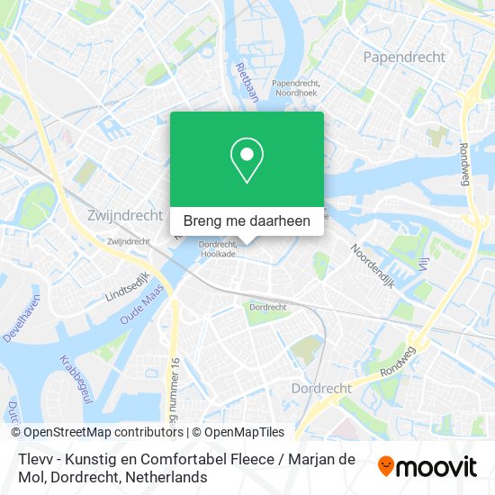 Tlevv - Kunstig en Comfortabel Fleece / Marjan de Mol, Dordrecht kaart