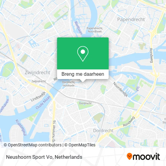 Neushoorn Sport Vo kaart
